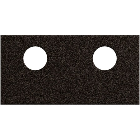 Ekena Millwork Premium Barn Door Flat Track Connecting Plate, Arch Bronze GB6001CAB